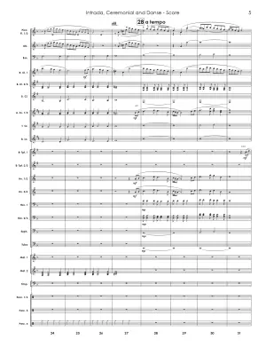 Intrada, Ceremonial and Danse - Huckeby - Concert Band - Gr. 4