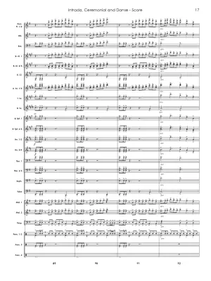 Intrada, Ceremonial and Danse - Huckeby - Concert Band - Gr. 4