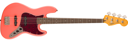 Squier - Classic Vibe 60s Jazz Bass, Laurel Fingerboard - Tahitian Coral
