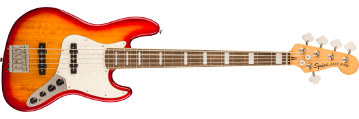 Squier - Classic Vibe Active 70s Jazz Bass V, Laurel Fingerboard - Sienna Sunburst