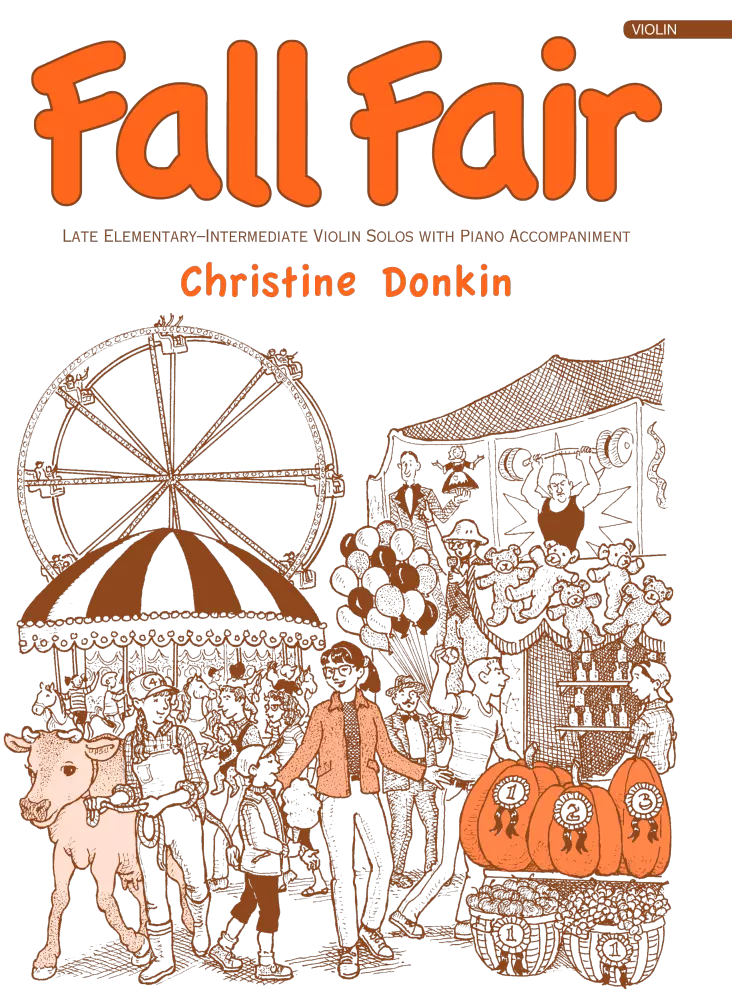 Fall Fair - Donkin - Late Elementary-Intermediate Violin/Piano - Book