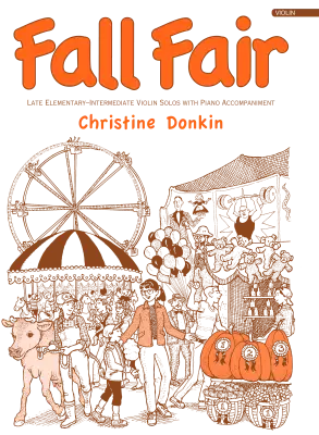 Fall Fair - Donkin - Late Elementary-Intermediate Violin/Piano - Book