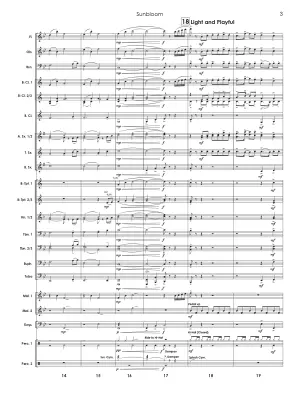 Sunbloom - Lendt - Concert Band - Gr. 3