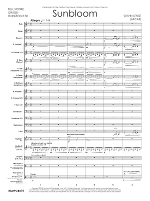 Sunbloom - Lendt - Concert Band - Gr. 3