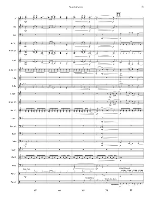 Sunbloom - Lendt - Concert Band - Gr. 3