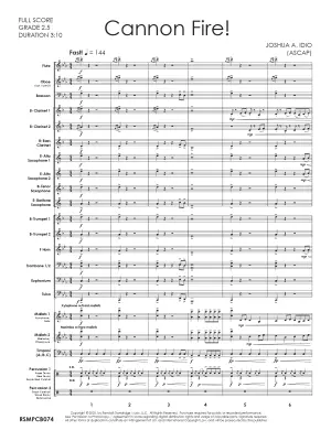 Cannon Fire! - Idio - Concert Band - Gr. 2.5