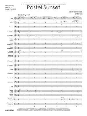 Pastel Sunset - Hoefle - Concert Band - Gr. 2