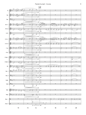 Pastel Sunset - Hoefle - Concert Band - Gr. 2
