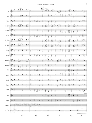 Pastel Sunset - Hoefle - Concert Band - Gr. 2