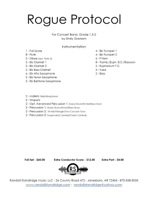 Rogue Protocol - Graham - Concert Band - Gr. 1.5