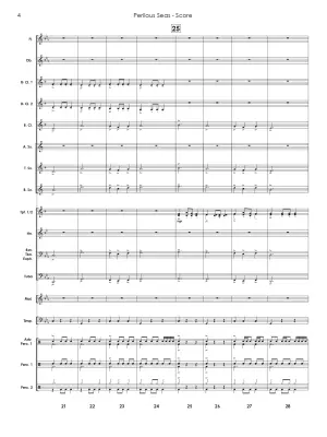 Perilous Seas - Lilliefors - Concert Band - Gr. 1.5