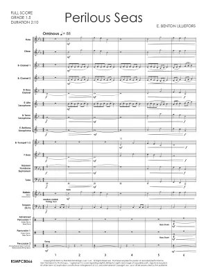 Perilous Seas - Lilliefors - Concert Band - Gr. 1.5
