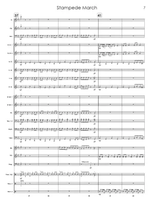 Stampede March - Standrige - Concert Band - Gr. 2