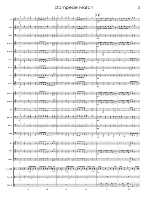 Stampede March - Standrige - Concert Band - Gr. 2
