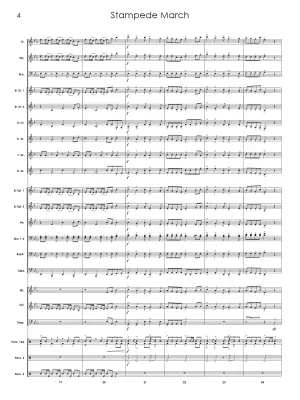 Stampede March - Standrige - Concert Band - Gr. 2