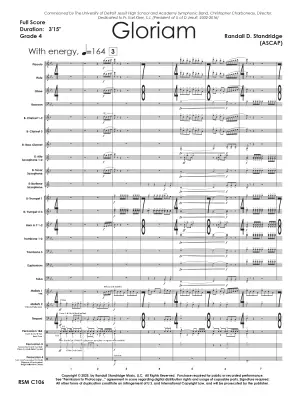 Gloriam - Standridge - Concert Band - Gr. 4
