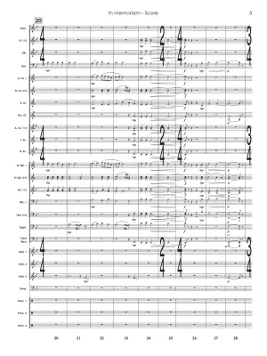 In Memoriam (Aspects: Movement II) - Standridge - Concert Band - Gr. 3.5