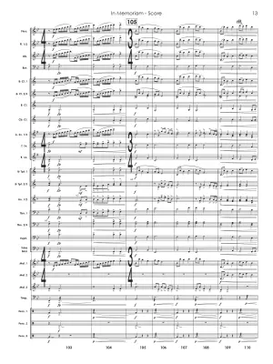 In Memoriam (Aspects: Movement II) - Standridge - Concert Band - Gr. 3.5