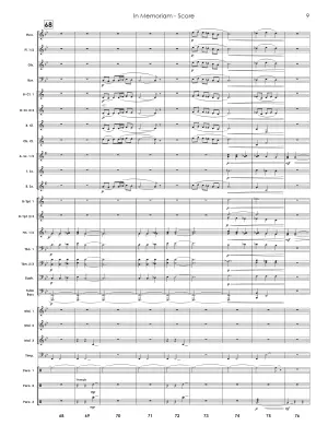 In Memoriam (Aspects: Movement II) - Standridge - Concert Band - Gr. 3.5