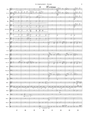In Memoriam (Aspects: Movement II) - Standridge - Concert Band - Gr. 3.5