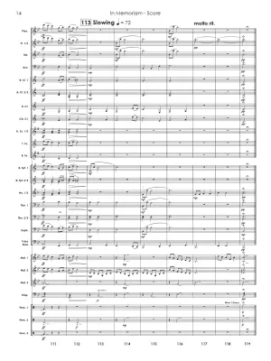 In Memoriam (Aspects: Movement II) - Standridge - Concert Band - Gr. 3.5