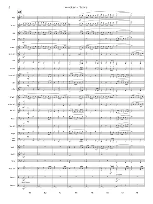 Awaken (Aspects: Movement I) - Standridge - Concert Band - Gr. 3.5