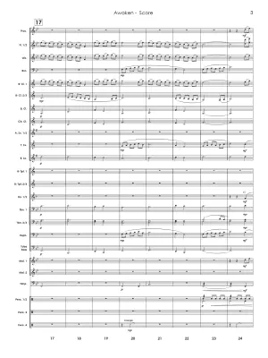 Awaken (Aspects: Movement I) - Standridge - Concert Band - Gr. 3.5