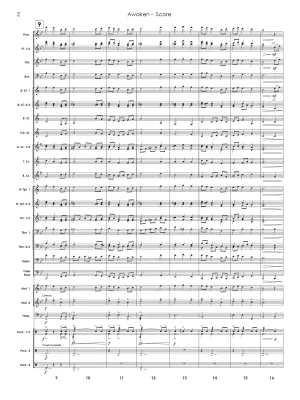 Awaken (Aspects: Movement I) - Standridge - Concert Band - Gr. 3.5