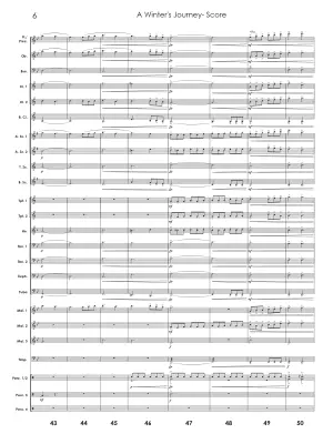 A Winter\'s Journey - Standridge - Concert Band - Gr. 3.5