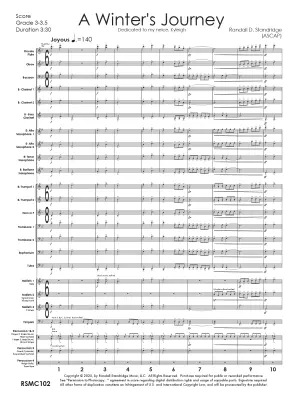 A Winter\'s Journey - Standridge - Concert Band - Gr. 3.5