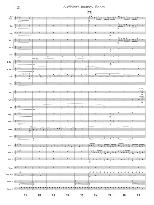 A Winter\'s Journey - Standridge - Concert Band - Gr. 3.5