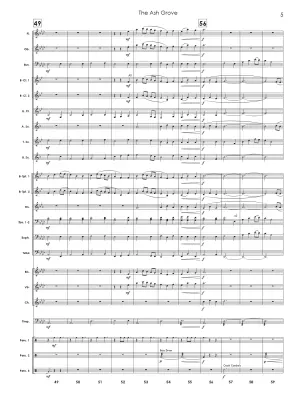 The Ash Grove - Standridge - Concert Band - Gr. 2.5