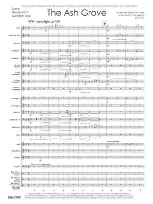 The Ash Grove - Standridge - Concert Band - Gr. 2.5