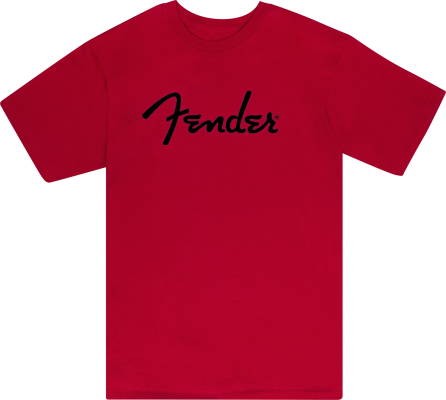 Fender - Fender Spaghetti Logo T-Shirt, Dakota Red