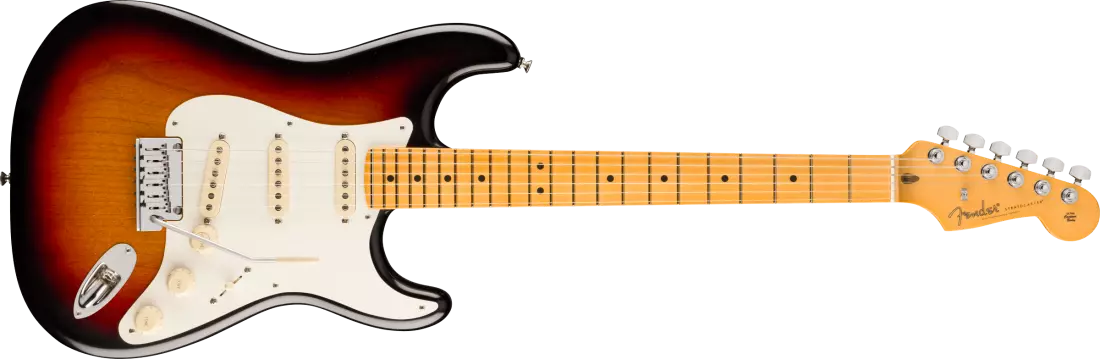 American Ultra Luxe \'50s Stratocaster, Maple Fingerboard - 3-Colour Sunburst