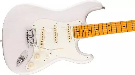 American Ultra Luxe \'50s Stratocaster, Maple Fingerboard - White Blonde