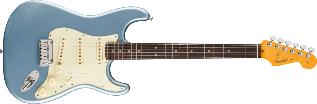 American Ultra Luxe \'60s Stratocaster, Rosewood Fingerboard - Ice Blue Metallic