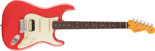 Fender - American Ultra Luxe 60s Stratocaster HSS, Rosewood Fingerboard - Fiesta Red