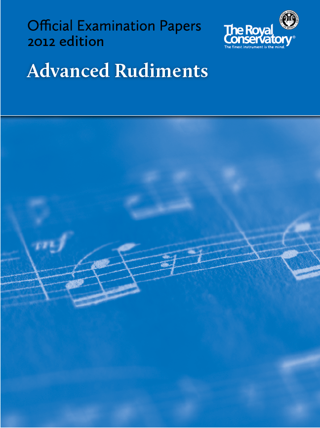 RCM Official Examination Papers: Advanced Rudiments - 2012 Edition