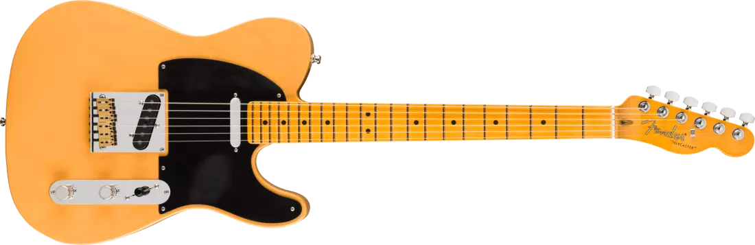 American Ultra Luxe Vintage \'50s Telecaster, Maple Fingerboard - Butterscotch Blonde