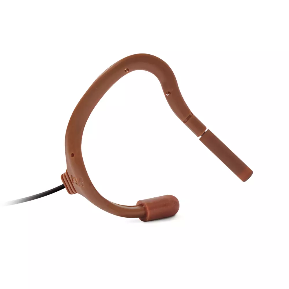 Series 7 Embrace Omnidirectional On-Ear Lavalier Microphone - Brown