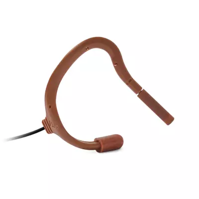 Point Source Audio - Series 7 Embrace Omnidirectional On-Ear Lavalier Microphone - Brown