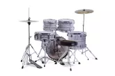Comet 5-Piece Drum Kit (18,10,12,14,SD) with Cymbals and Hardware - White Marble