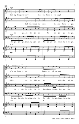 A One-Horse Open Sleigh (In a Jingly Minor Way) - Gilpin - Choral Octavo - SATB Accompanied