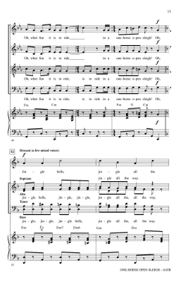 A One-Horse Open Sleigh (In a Jingly Minor Way) - Gilpin - Choral Octavo - SATB Accompanied