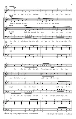 A One-Horse Open Sleigh (In a Jingly Minor Way) - Gilpin - Choral Octavo - 3-Pt Mixed Accompanied