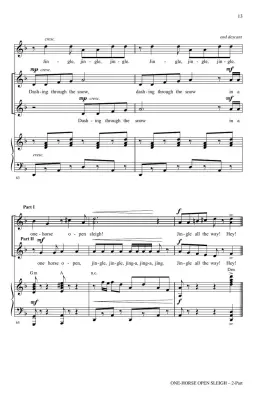 A One-Horse Open Sleigh (In a Jingly Minor Way) - Gilpin - Choral Octavo - 2-Pt Accompanied