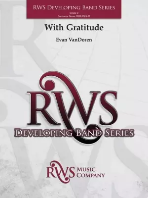 RWS Music Company - With Gratitude - VanDoren - Concert Band - Gr. 2
