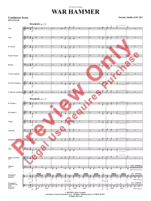 War Hammer - Smith - Concert Band - Gr. 1.5