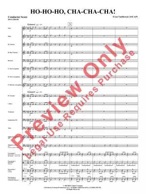 Ho-Ho-Ho, Cha-Cha-Cha! - VanDoren - Concert Band - Gr. 0.5